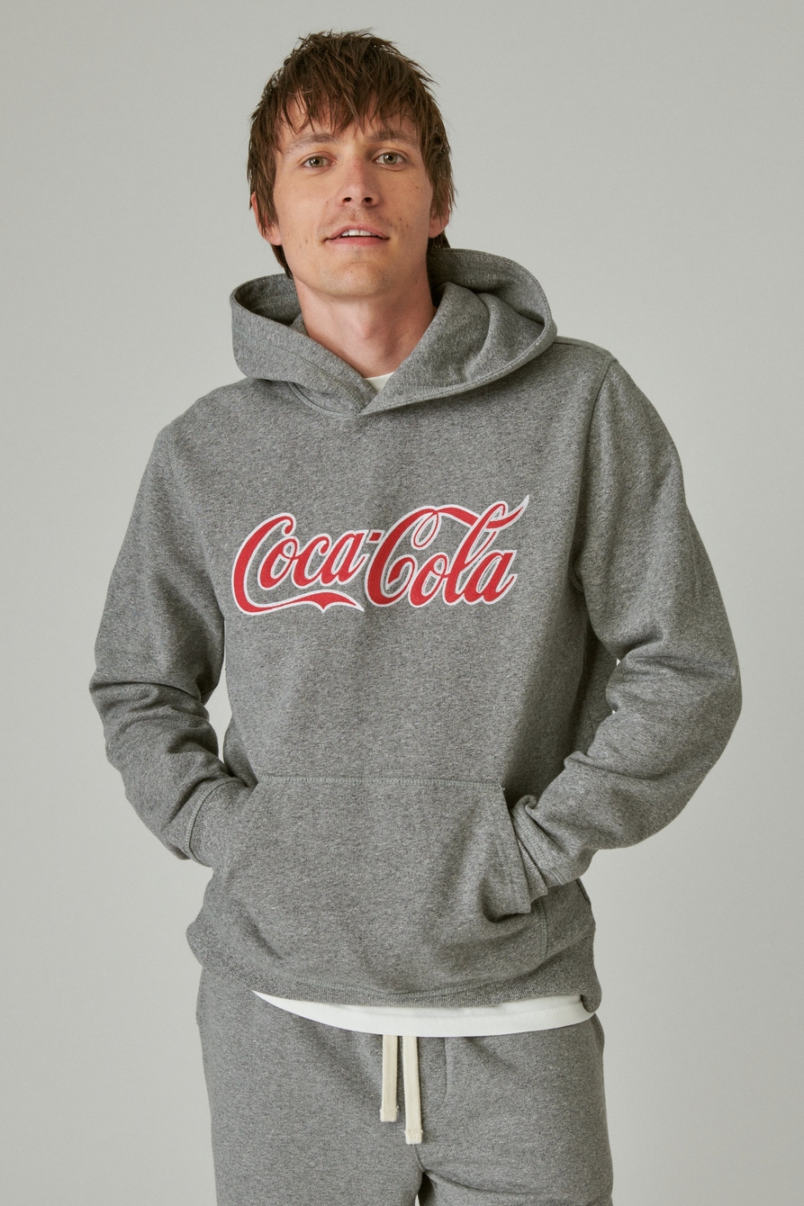 coca cola logo hoodie